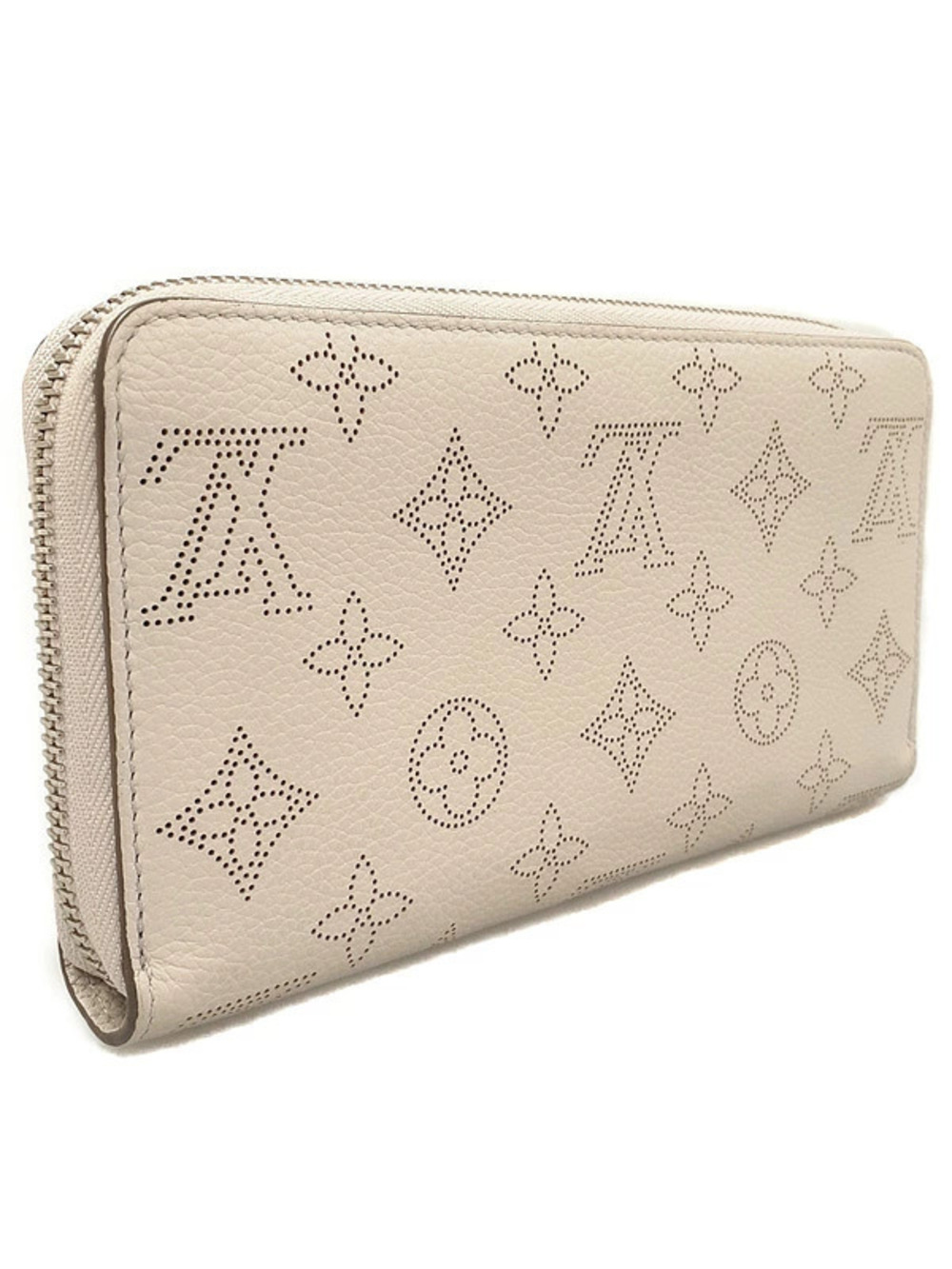 Louis Vuitton Wallet Mahina Round Zippy Long Zipper Black